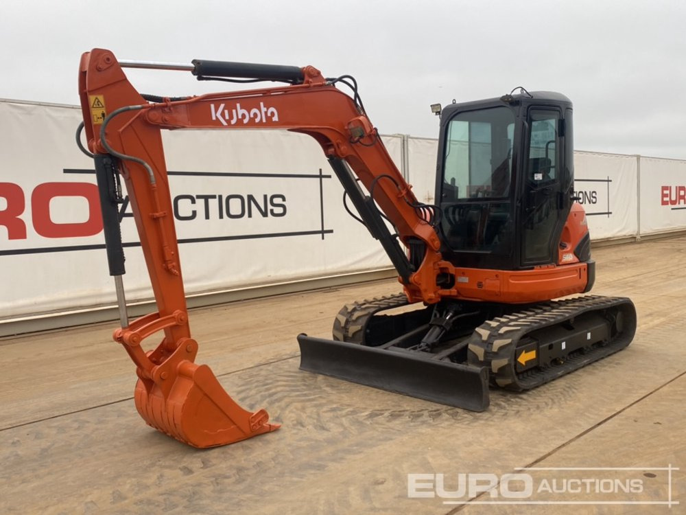 Kubota U55-4 - Mini excavator: picture 1 Kubota U55-4 - Mini excavator: picture 1