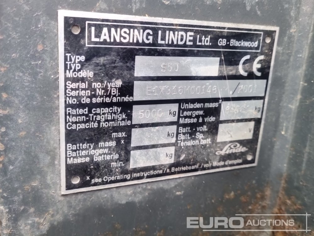 Forklift Lansing -Linde S50: picture 31