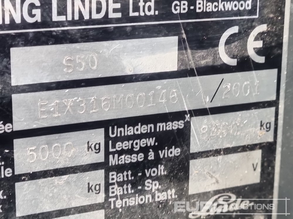 Forklift Lansing -Linde S50: picture 32