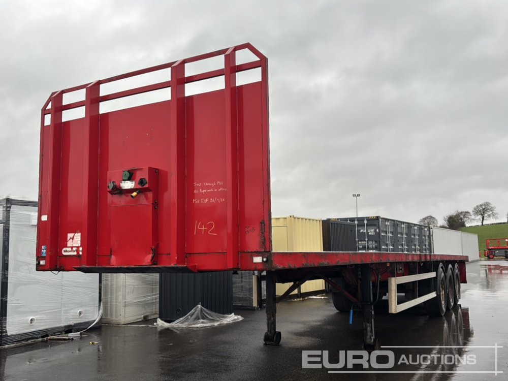 M&G FAC27Y 40' Tri Axle Flat Trailer - Dropside/ Flatbed semi-trailer: picture 1 M&G FAC27Y 40' Tri Axle Flat Trailer - Dropside/ Flatbed semi-trailer: picture 1