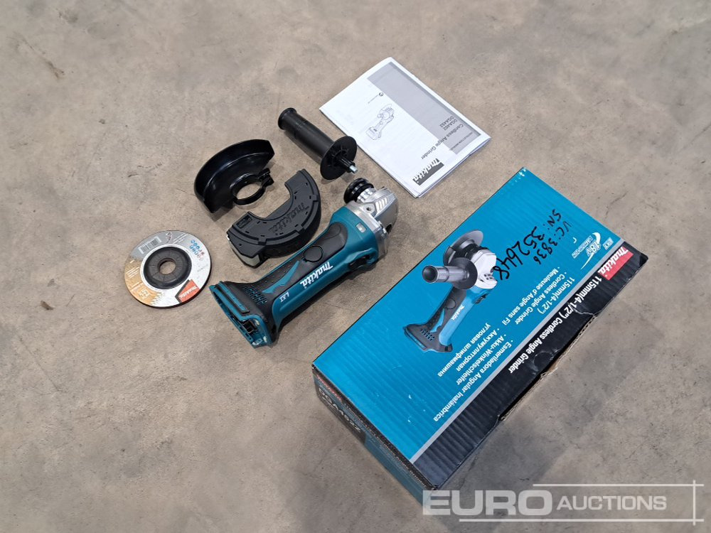 Makita Cordless Angle Grinder - Workshop equipment: picture 3 Makita Cordless Angle Grinder - Workshop equipment: picture 3