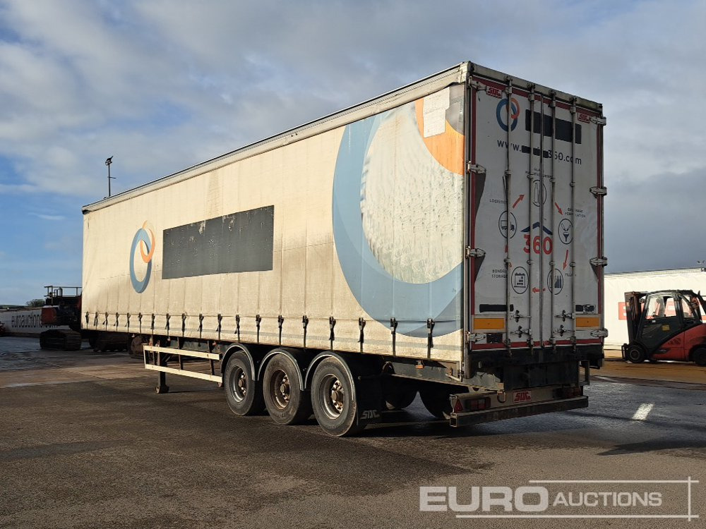 SDC 45' Tri Axle Curtainsider Trailer, BPW Axles - Curtainsider semi-trailer: picture 3 SDC 45' Tri Axle Curtainsider Trailer, BPW Axles - Curtainsider semi-trailer: picture 3