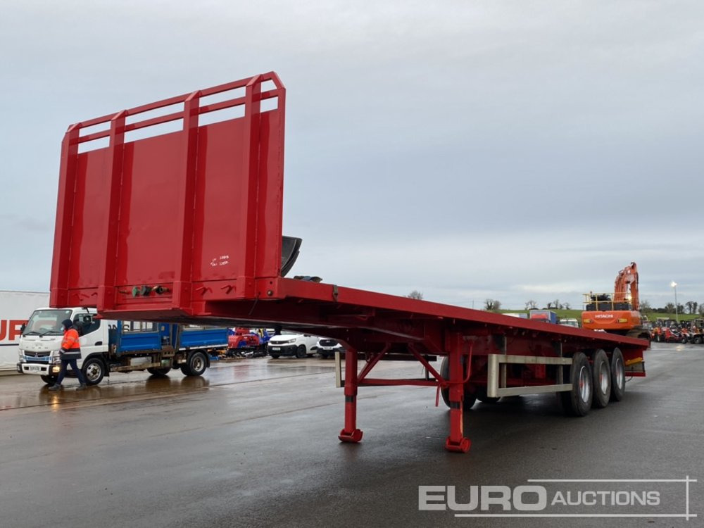 SDC 45' Tri Axle Flat Trailer, BPW Axles - Dropside/ Flatbed semi-trailer: picture 1 SDC 45' Tri Axle Flat Trailer, BPW Axles - Dropside/ Flatbed semi-trailer: picture 1