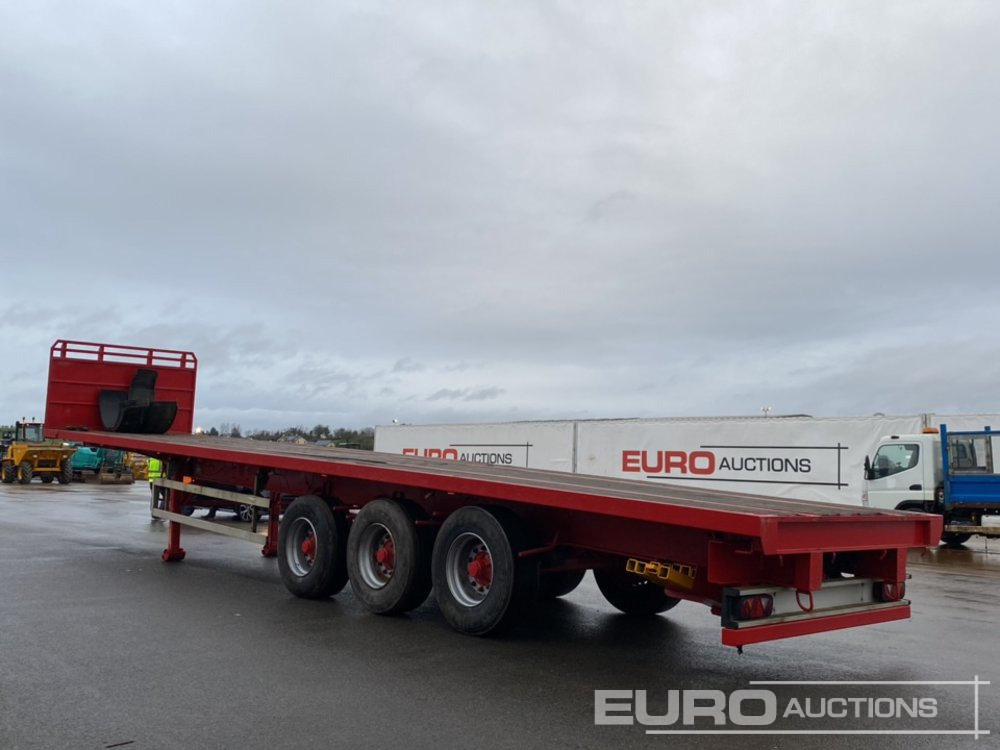 SDC 45' Tri Axle Flat Trailer, BPW Axles - Dropside/ Flatbed semi-trailer: picture 2 SDC 45' Tri Axle Flat Trailer, BPW Axles - Dropside/ Flatbed semi-trailer: picture 2