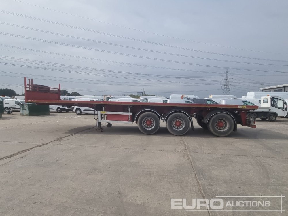 SDC Trailer Tri Axle Flatbed Trailer, Rear Axle Steer - Dropside/ Flatbed semi-trailer: picture 2 SDC Trailer Tri Axle Flatbed Trailer, Rear Axle Steer - Dropside/ Flatbed semi-trailer: picture 2