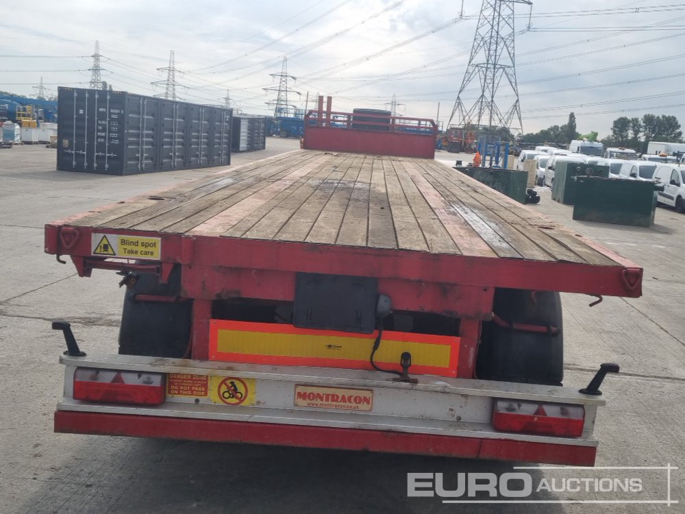 SDC Trailer Tri Axle Flatbed Trailer, Rear Axle Steer - Dropside/ Flatbed semi-trailer: picture 4 SDC Trailer Tri Axle Flatbed Trailer, Rear Axle Steer - Dropside/ Flatbed semi-trailer: picture 4