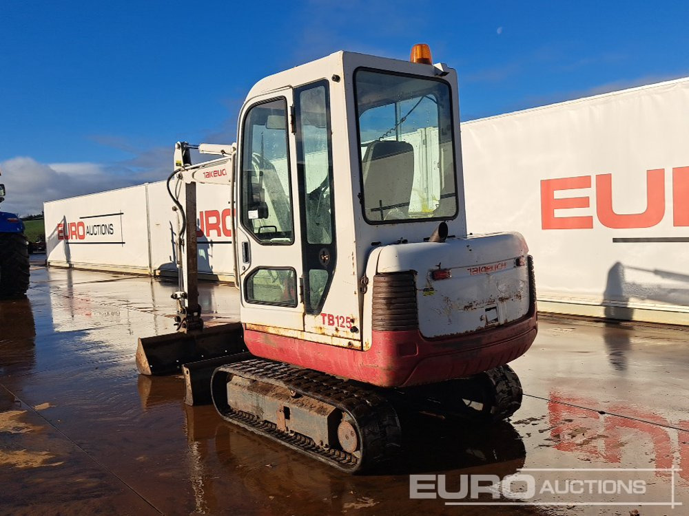 Takeuchi TB125 - Mini excavator: picture 3 Takeuchi TB125 - Mini excavator: picture 3