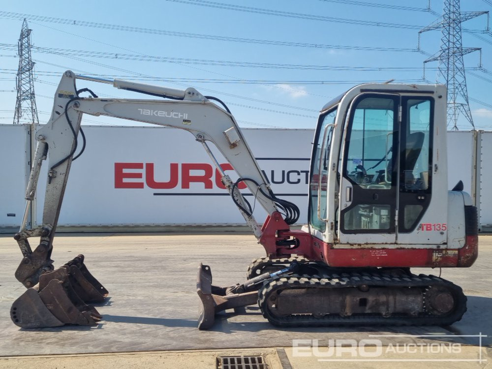 Takeuchi TB135 - Mini excavator: picture 2 Takeuchi TB135 - Mini excavator: picture 2