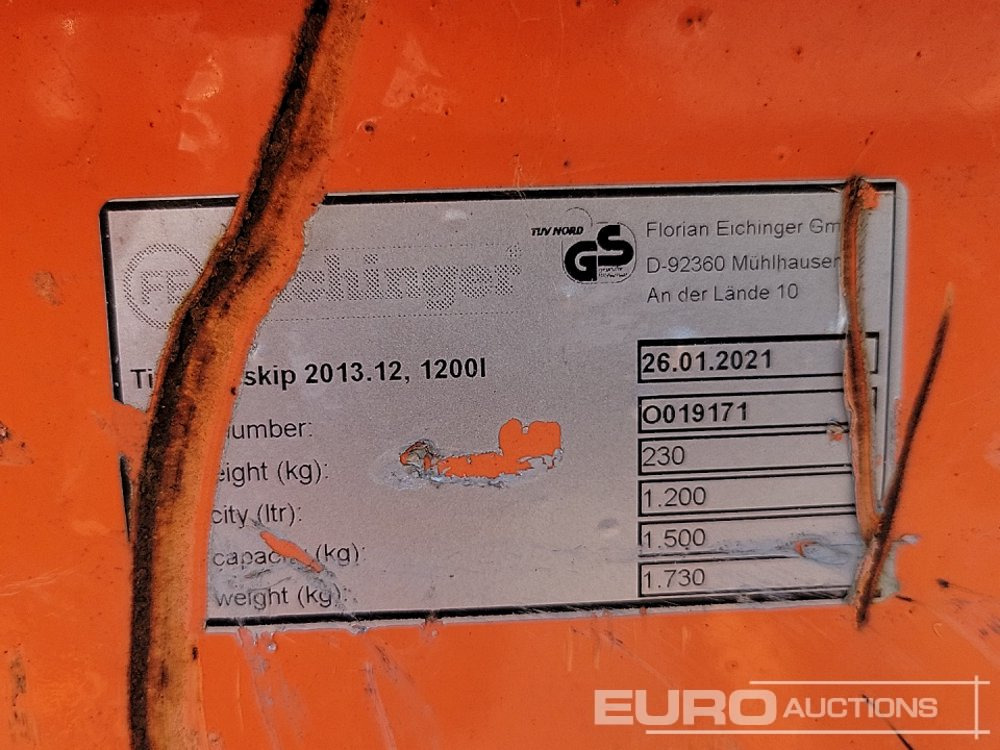 Tipping skip Tipping Skip to suit Forklift (3 of): picture 29
