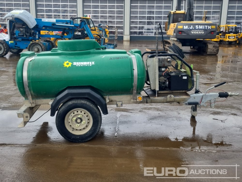 Trailer Engineering Single Axle Plastic Water Bowser, Yanmar Pressure Washer - Pressure washer: picture 2 Trailer Engineering Single Axle Plastic Water Bowser, Yanmar Pressure Washer - Pressure washer: picture 2