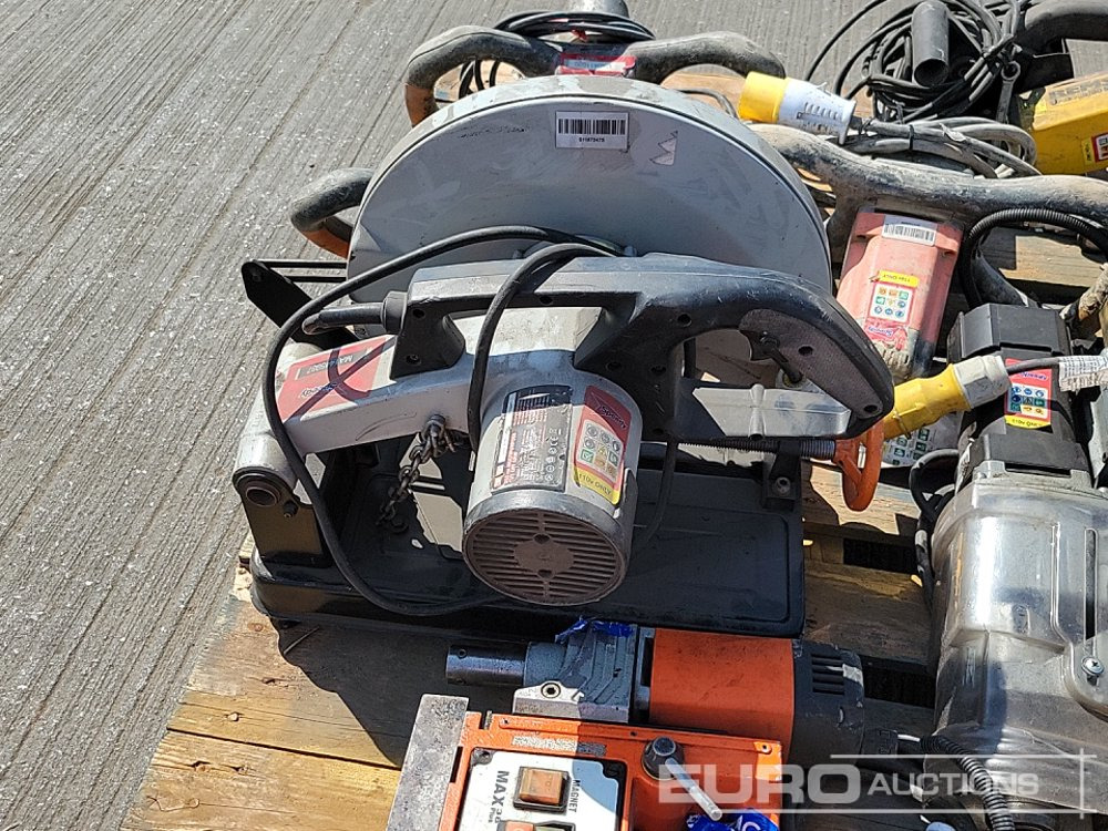 Construction equipment Unibor 110 Vot Mag Drill, Alfra Rotabest 110 Volt Mag Drill, 110 Volt Paddle Mixer (3 of), 100Volt Evolution Cut off Saw, 110 Volt REMS Sander: picture 18