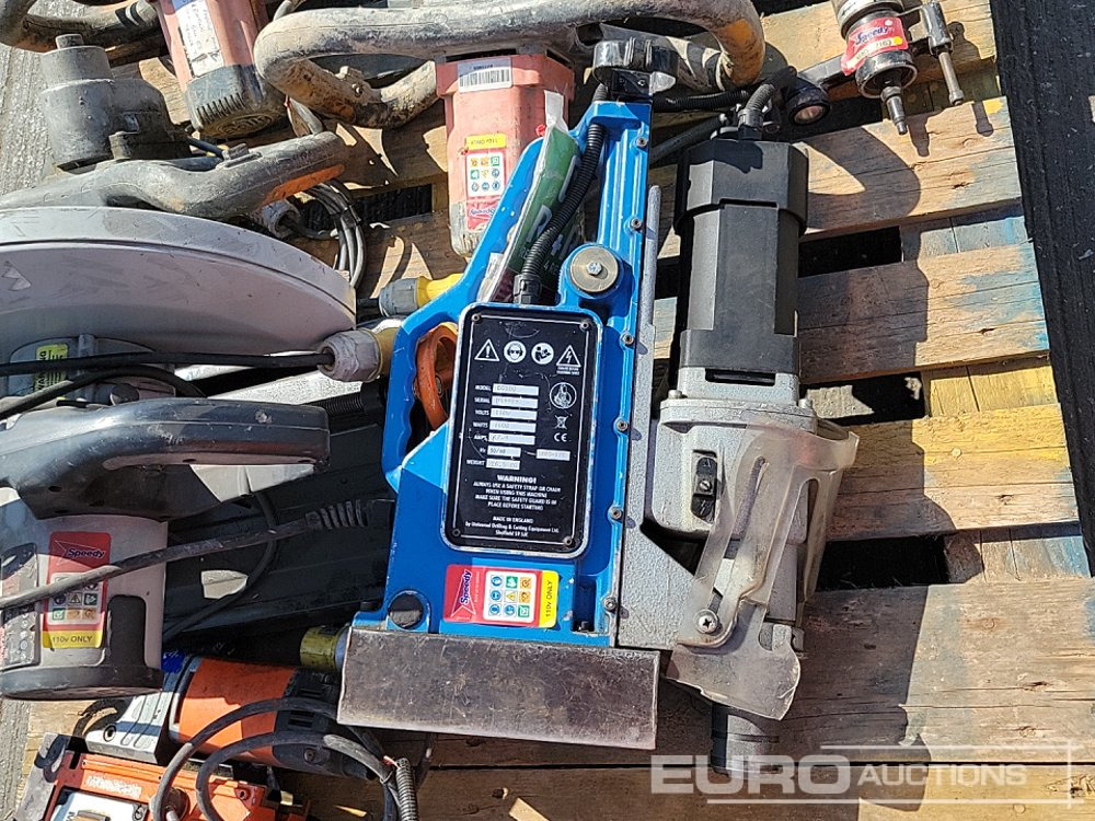 Construction equipment Unibor 110 Vot Mag Drill, Alfra Rotabest 110 Volt Mag Drill, 110 Volt Paddle Mixer (3 of), 100Volt Evolution Cut off Saw, 110 Volt REMS Sander: picture 30