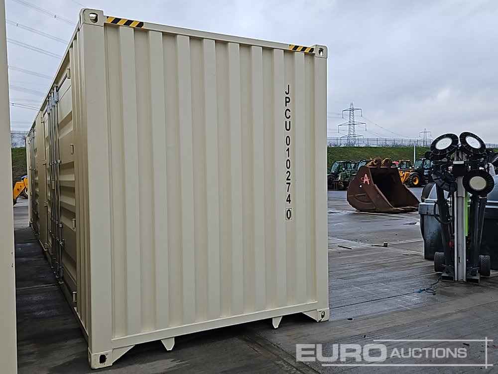 Unused 2025 40' x 8' High Cube Container, 2 Side Doors, 1 End Door (Cannot Be Reconsigned) - Shipping container: picture 1 Unused 2025 40' x 8' High Cube Container, 2 Side Doors, 1 End Door (Cannot Be Reconsigned) - Shipping container: picture 1