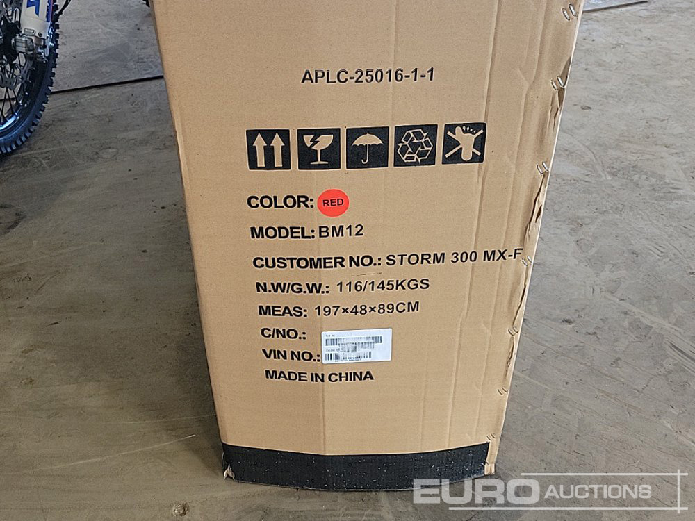 Motorcycle Unused 2025 Apollo Storm 300cc Motorcross Bike, 21" Front, 18" Rear Tyres, Electric Start, Air Cooled, Hydraulic Suspension, Disc Brakes, Lighting Kit (UNASSEMBLED): picture 41