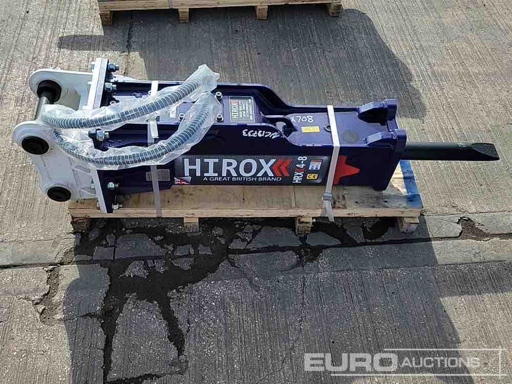 Hydraulic hammer Unused 2025 Hirox HRX4-8 Hydraulic Breaker 45mm Pin to suit 4-6 Ton Excavator: picture 8