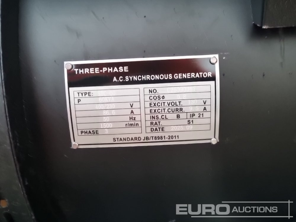 Generator set Unused 2025 Kawakenki KK60-111-SSS: picture 27