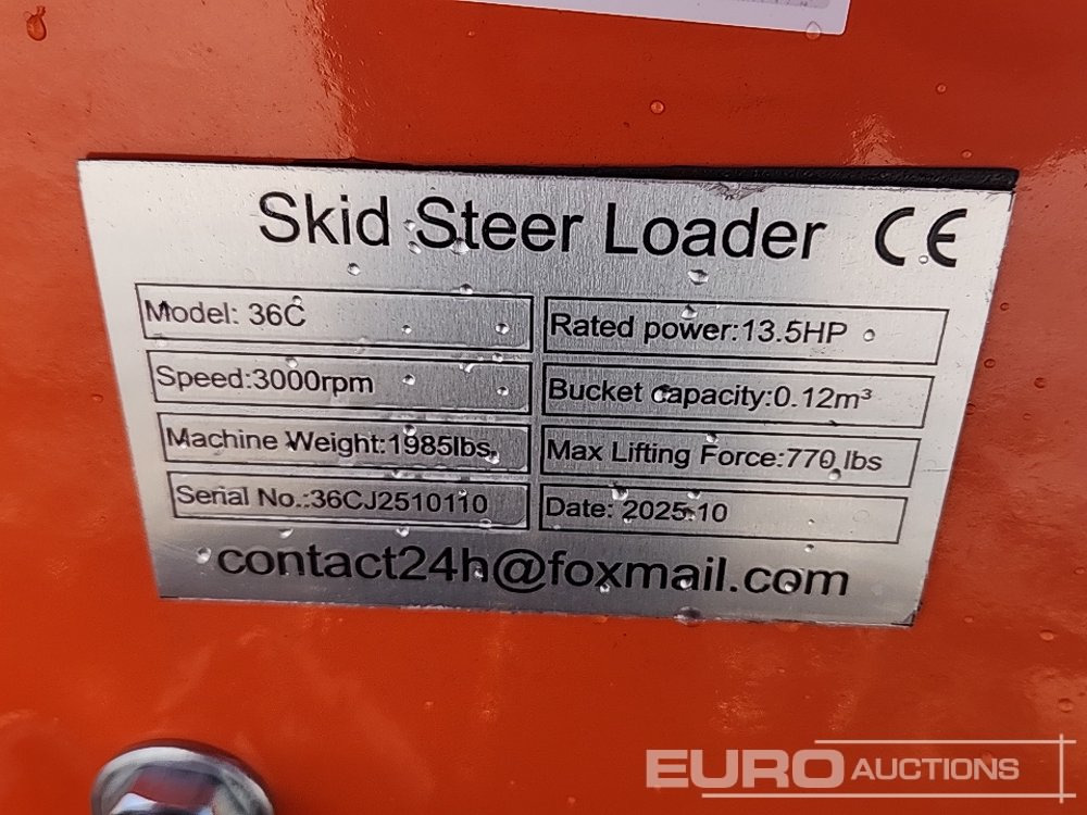 Skid steer loader Unused 2025 MMS MS36C: picture 44