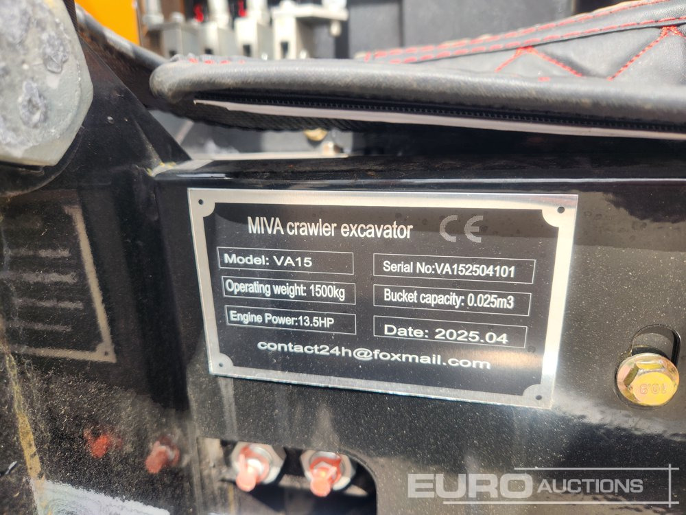 Mini excavator Unused 2025 Miva VA15: picture 27
