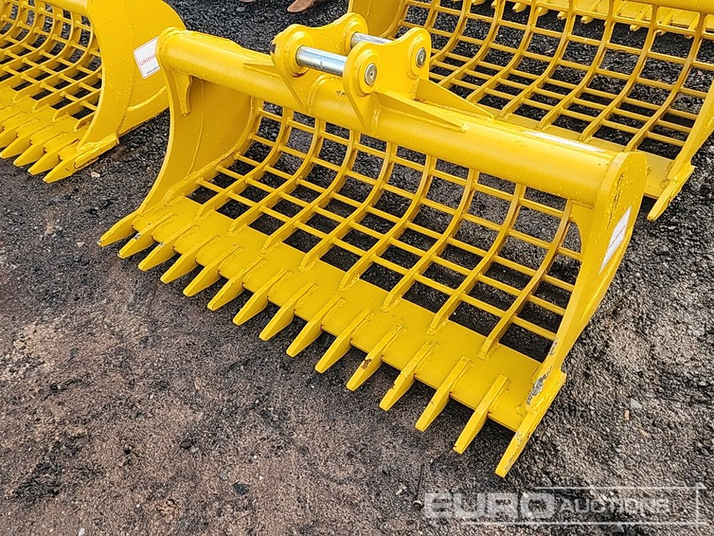 Unused 2025 Urohammer 48" 3T - 5T Rake Riddle Bucket to suit Mini Excavator - Bucket: picture 1 Unused 2025 Urohammer 48" 3T - 5T Rake Riddle Bucket to suit Mini Excavator - Bucket: picture 1