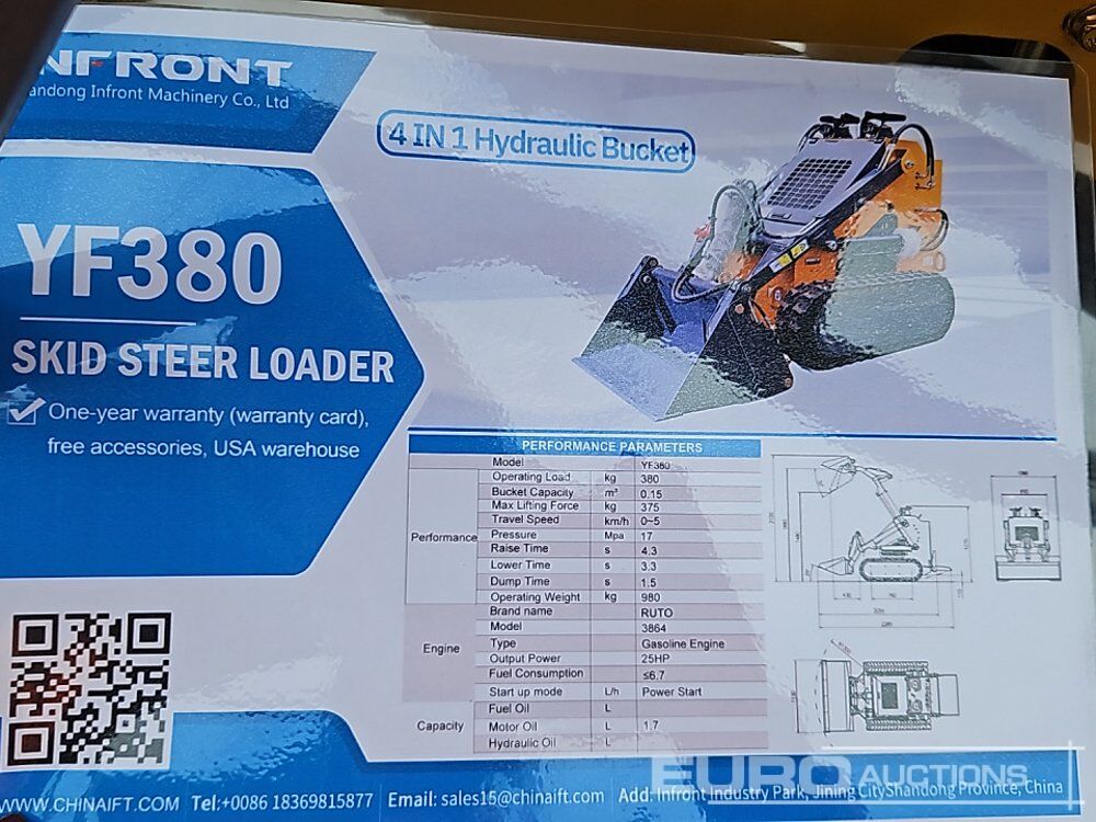 Unused 2026 Infront YF380 - Skid steer loader: picture 5 Unused 2026 Infront YF380 - Skid steer loader: picture 5