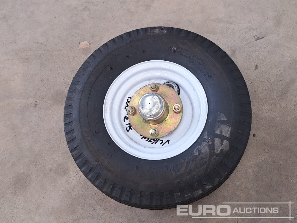 Unused 4.80/4.00-8 Tyre, Rim & Hub - Construction equipment: picture 5 Unused 4.80/4.00-8 Tyre, Rim & Hub - Construction equipment: picture 5