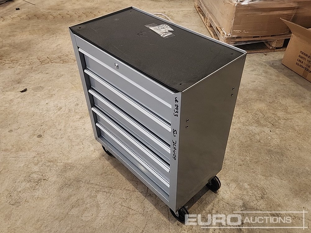 Unused 5 Drawer Tool Box & Tools - Workshop equipment: picture 4 Unused 5 Drawer Tool Box & Tools - Workshop equipment: picture 4