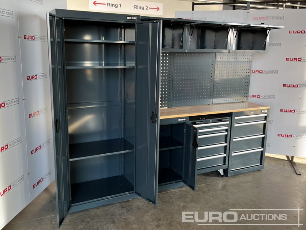 Unused Boss 2.6m 9 Drawer, 5 Cabinet Tool Station (3 boxes) - Workshop equipment: picture 5 Unused Boss 2.6m 9 Drawer, 5 Cabinet Tool Station (3 boxes) - Workshop equipment: picture 5