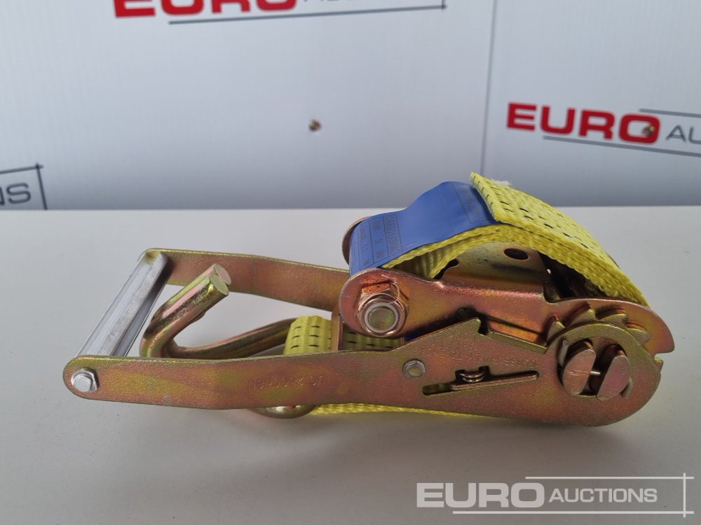 Construction equipment Unused Boss 4M x 50mm 5 Ton Ratchet Straps with Sling (4 of): picture 6