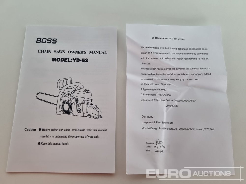 Workshop equipment Unused Boss YD-52: picture 31