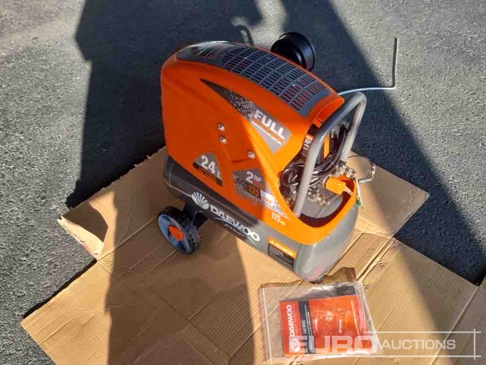 Unused Daewoo DAAC24DN 24 Litre 230 Volt Compressor - Air compressor: picture 2 Unused Daewoo DAAC24DN 24 Litre 230 Volt Compressor - Air compressor: picture 2