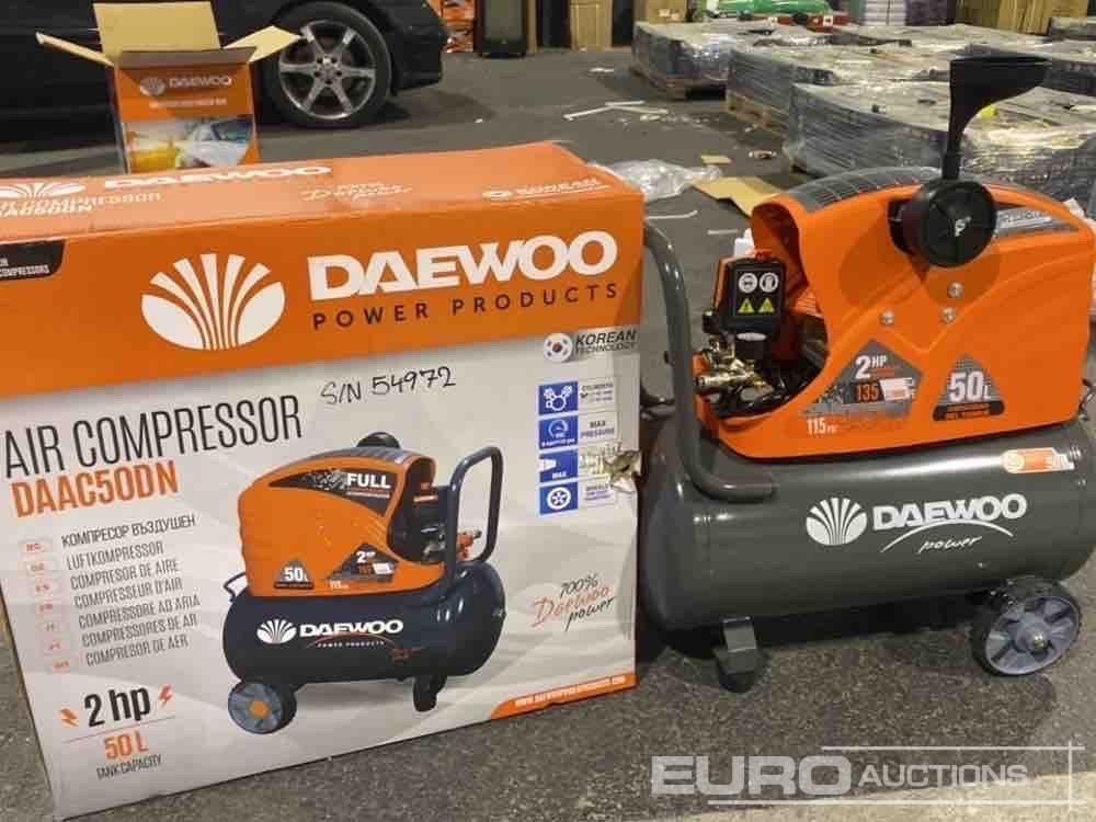 Unused Daewoo DAAC50DN 50 Litre 230 Volt Compressor - Air compressor: picture 5 Unused Daewoo DAAC50DN 50 Litre 230 Volt Compressor - Air compressor: picture 5