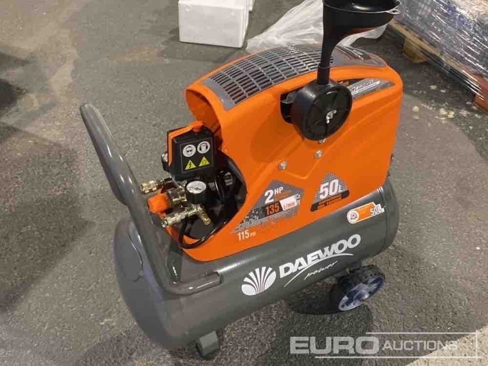 Unused Daewoo DAAC50DN 50 Litre 230 Volt Compressor - Air compressor: picture 2 Unused Daewoo DAAC50DN 50 Litre 230 Volt Compressor - Air compressor: picture 2