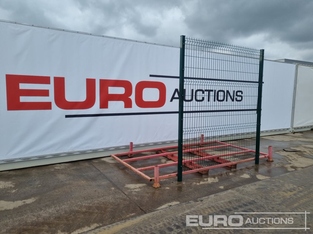 Unused Galvanised & Powder Coated Heavy Duty (5mm) Wire Mesh Fencing, 25 x H2.4m x W2.2m Panels, 26 x 60mm x 60mm x3m Posts, with Fittings (Green) - Construction equipment: picture 1 Unused Galvanised & Powder Coated Heavy Duty (5mm) Wire Mesh Fencing, 25 x H2.4m x W2.2m Panels, 26 x 60mm x 60mm x3m Posts, with Fittings (Green) - Construction equipment: picture 1