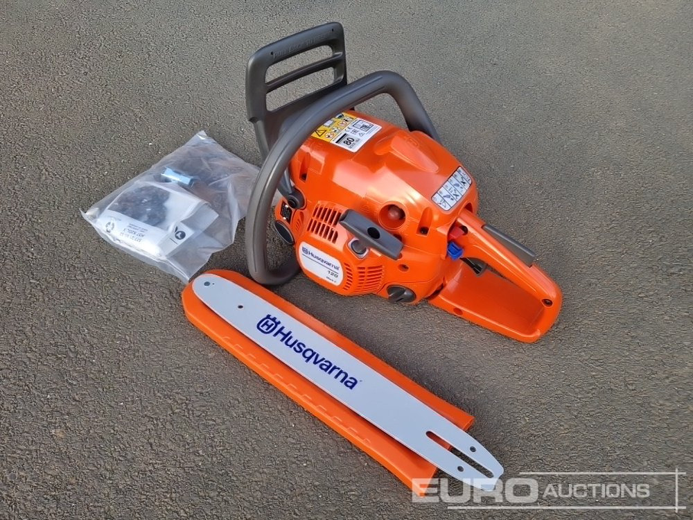Unused Husqvarna 120 Mark II 14" Petrol Chain Saw - Workshop equipment: picture 3 Unused Husqvarna 120 Mark II 14" Petrol Chain Saw - Workshop equipment: picture 3