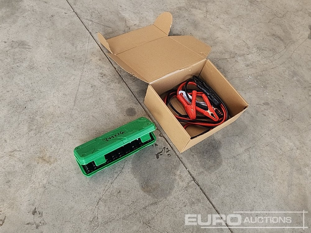 Unused Jump Leads & 10Pc Impact Sockets (2 of) - Workshop equipment: picture 1 Unused Jump Leads & 10Pc Impact Sockets (2 of) - Workshop equipment: picture 1