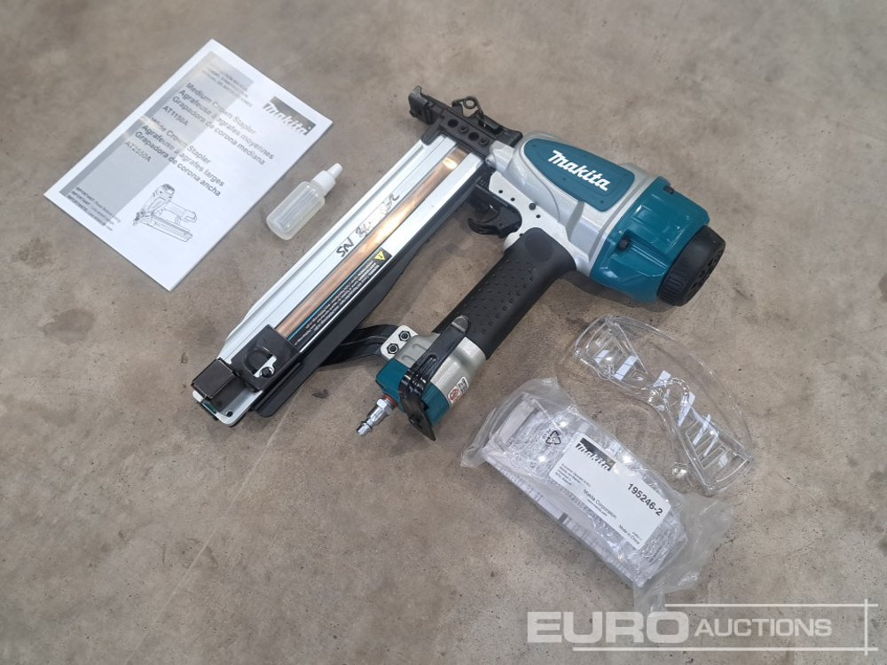 Unused Makita AT1150A Pneumatic Nailer (Body Only) - Construction equipment: picture 1 Unused Makita AT1150A Pneumatic Nailer (Body Only) - Construction equipment: picture 1