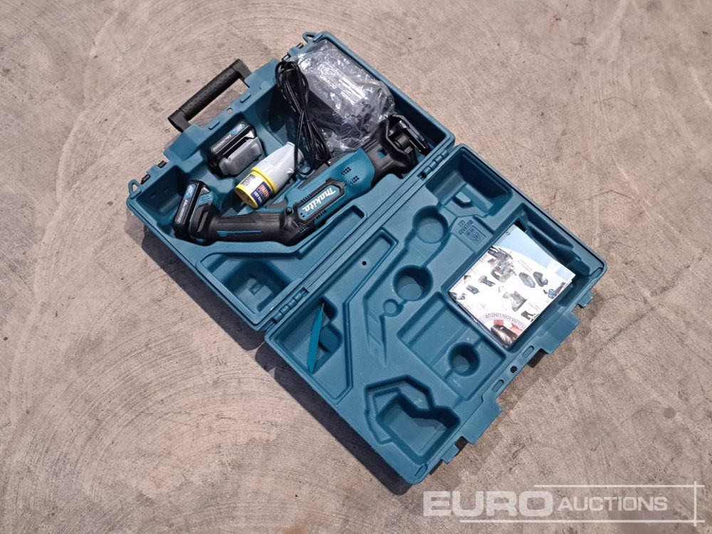 Unused Makita RJ03 12v Recip Saw, 2 Batteries, Charger, Case - Construction equipment: picture 2 Unused Makita RJ03 12v Recip Saw, 2 Batteries, Charger, Case - Construction equipment: picture 2