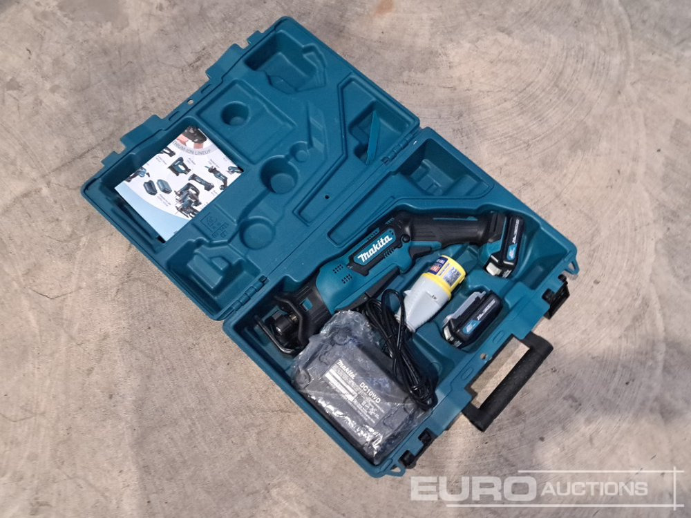 Unused Makita RJ03 12v Recip Saw, 2 Batteries, Charger, Case - Construction equipment: picture 4 Unused Makita RJ03 12v Recip Saw, 2 Batteries, Charger, Case - Construction equipment: picture 4