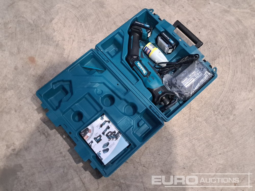 Unused Makita RJ03 12v Recip Saw, 2 Batteries, Charger, Case - Construction equipment: picture 3 Unused Makita RJ03 12v Recip Saw, 2 Batteries, Charger, Case - Construction equipment: picture 3