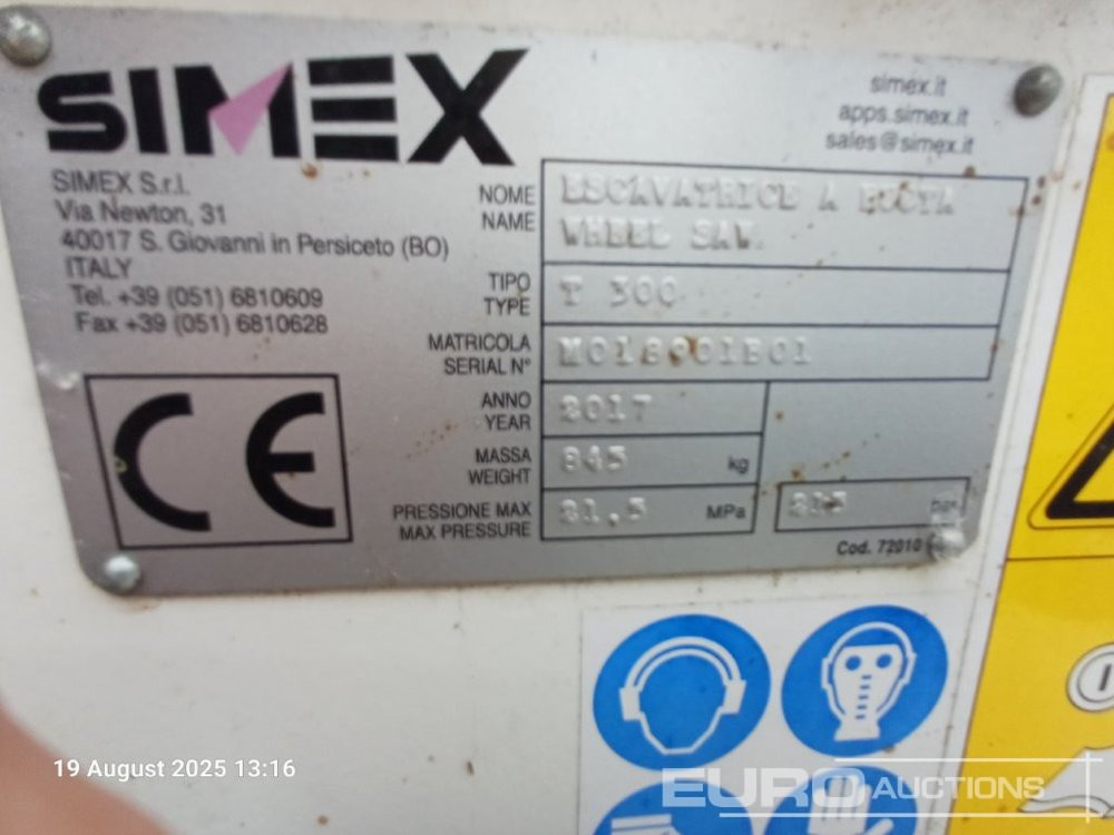 Unused Simex T300 - Asphalt machine: picture 3 Unused Simex T300 - Asphalt machine: picture 3