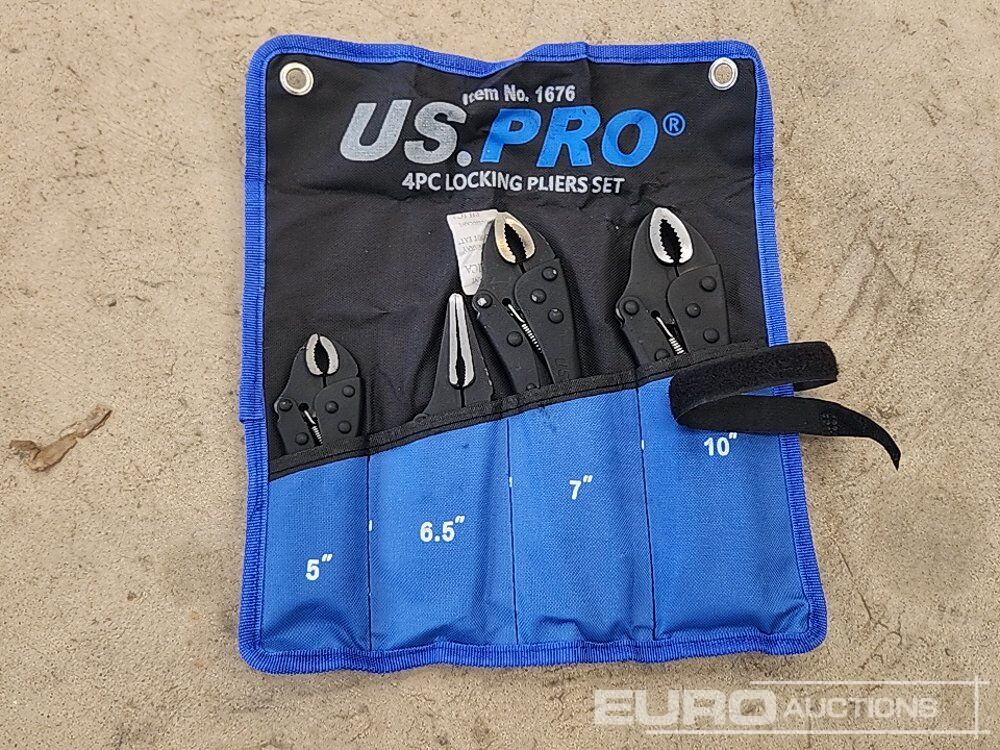 Unused US PRO 4Pc Vice Grip Set - Workshop equipment: picture 1 Unused US PRO 4Pc Vice Grip Set - Workshop equipment: picture 1