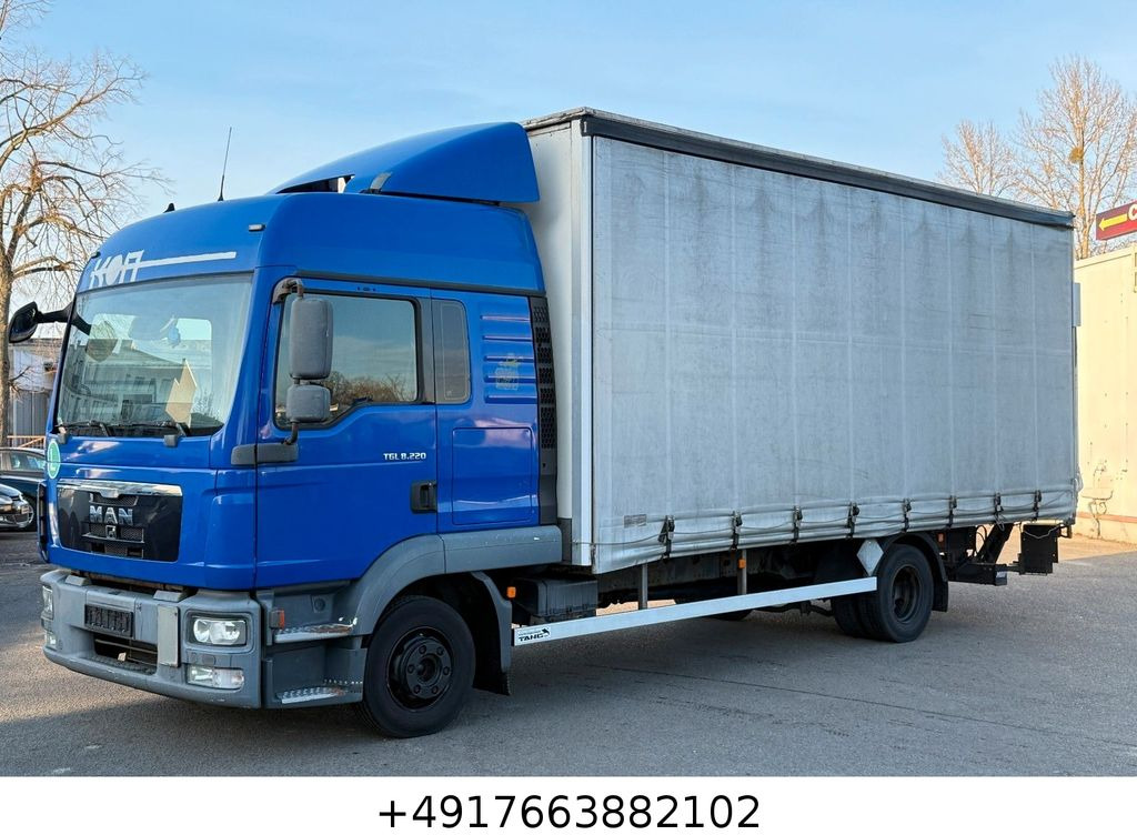 MAN TGL 8.220,NEU MOTOR/LBW/AHK/Schlafkab./6m - Curtainsider truck: picture 1 MAN TGL 8.220,NEU MOTOR/LBW/AHK/Schlafkab./6m - Curtainsider truck: picture 1