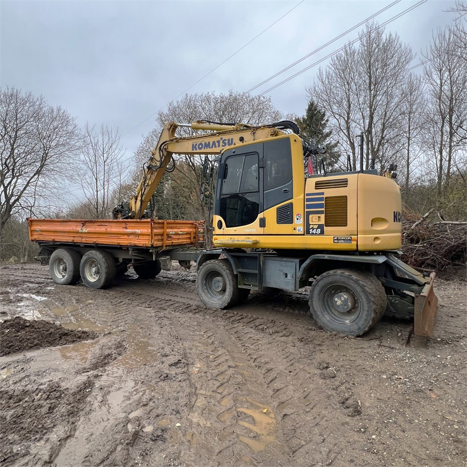 Komatsu PW148-10 - Wheel excavator: picture 4 Komatsu PW148-10 - Wheel excavator: picture 4