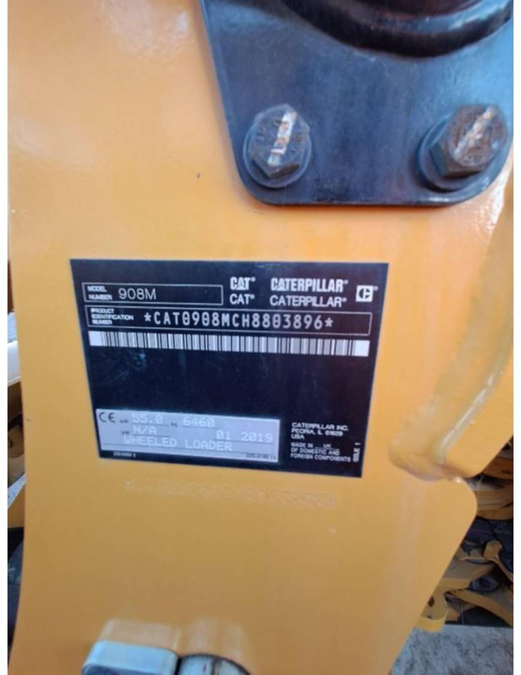 CAT 908M - Wheel loader: picture 5 CAT 908M - Wheel loader: picture 5