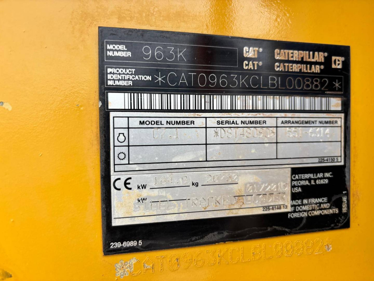 Crawler loader CAT 963K: picture 6