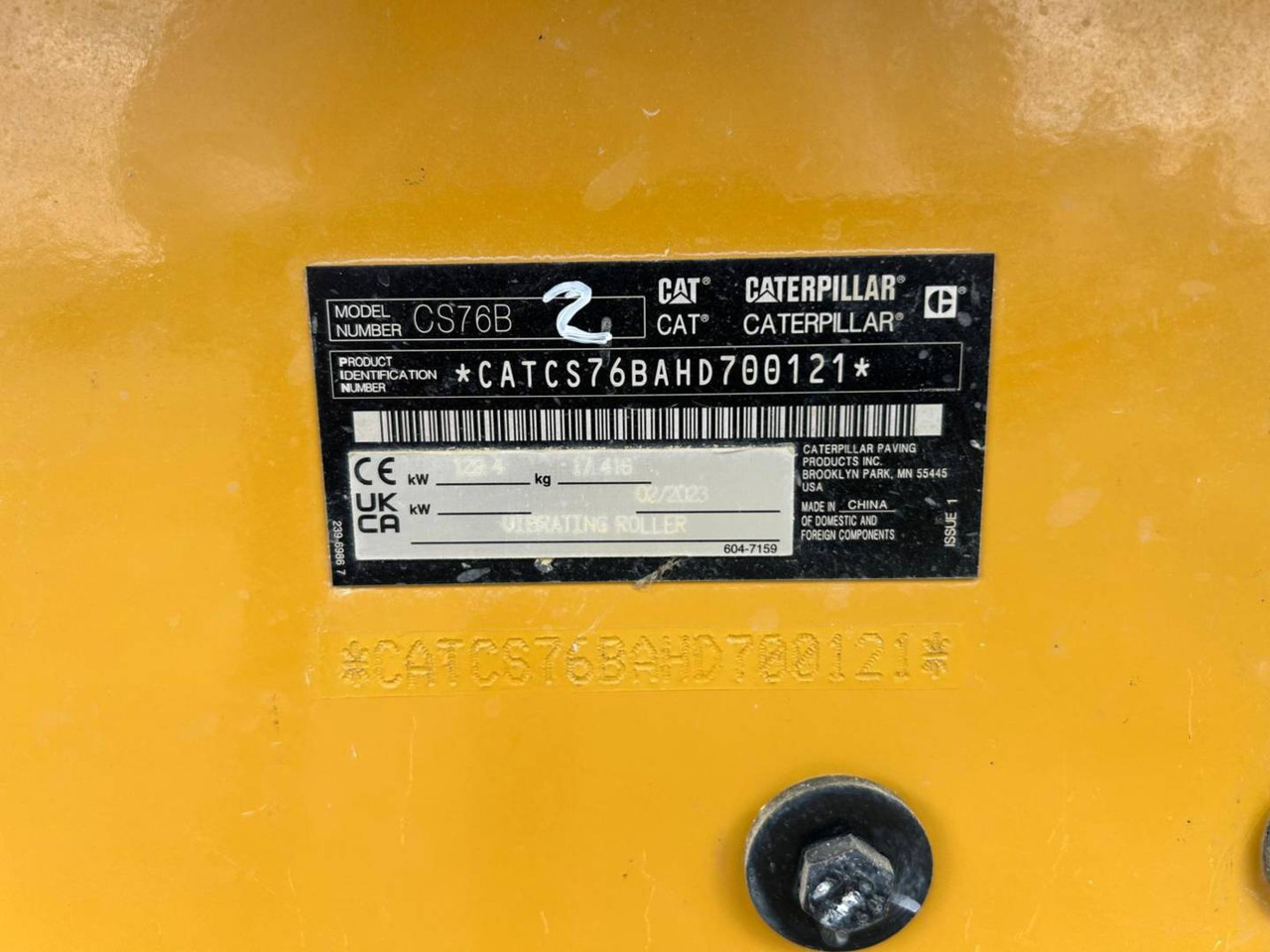 CAT CS76B - Compactor: picture 5 CAT CS76B - Compactor: picture 5