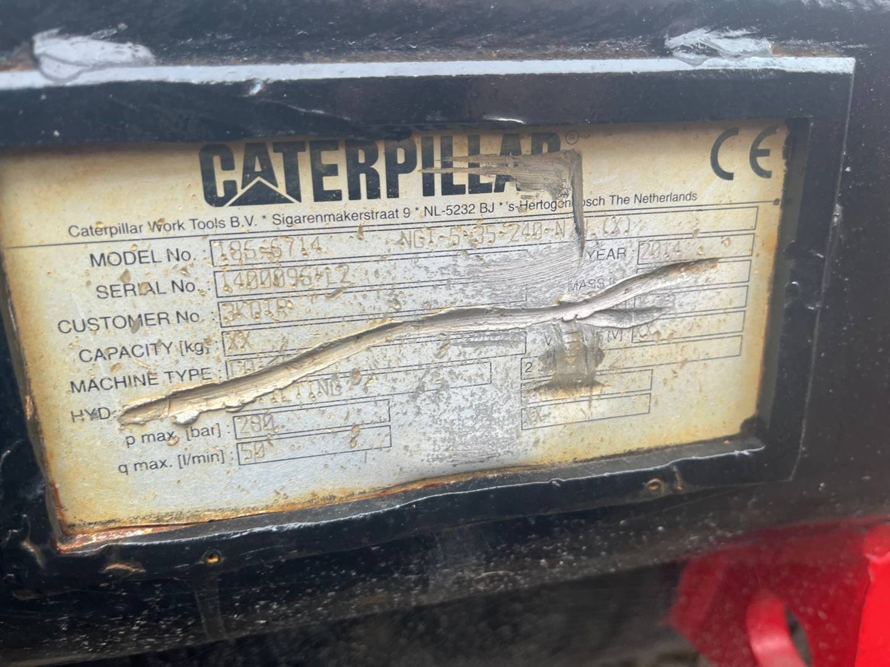 CAT GODET TILT/CW45S/2400MM - Excavator bucket: picture 2 CAT GODET TILT/CW45S/2400MM - Excavator bucket: picture 2