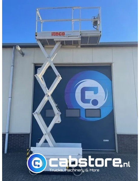 Iteco IG 4080 Schaarhoogwerker Abeitsbuhne - Skylift - Year 2001 - High 6.2 meter - Scissor lift: picture 1 Iteco IG 4080 Schaarhoogwerker Abeitsbuhne - Skylift - Year 2001 - High 6.2 meter - Scissor lift: picture 1