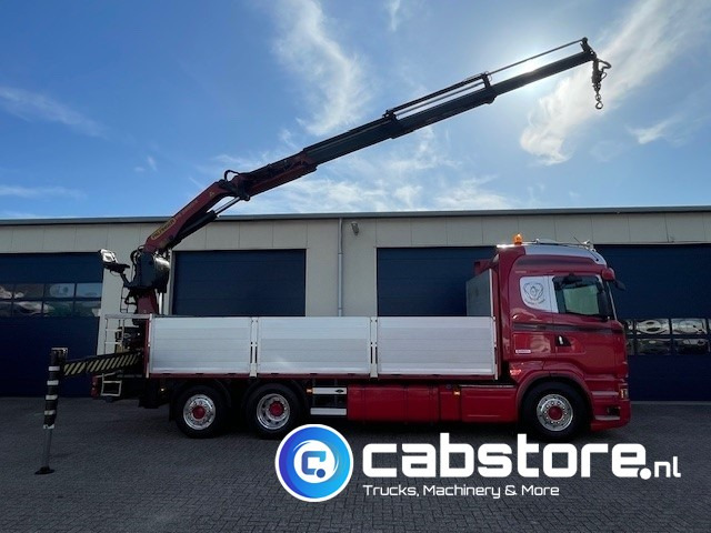 Scania R520 LB6X2*4HNB Euro 6 - Bouwjaar 2013 - Highline - Opticruise - Open box + Palfinger PK 24001-K B Autolaadkraan - Good condition ! - Dropside/ Flatbed truck, Crane truck: picture 3 Scania R520 LB6X2*4HNB Euro 6 - Bouwjaar 2013 - Highline - Opticruise - Open box + Palfinger PK 24001-K B Autolaadkraan - Good condition ! - Dropside/ Flatbed truck, Crane truck: picture 3