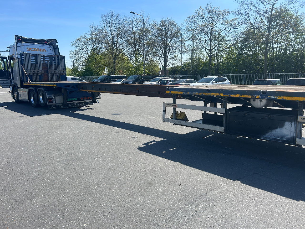 Faymonville SPN-3A 6 mtr expandable - Dropside/ Flatbed semi-trailer: picture 3 Faymonville SPN-3A 6 mtr expandable - Dropside/ Flatbed semi-trailer: picture 3
